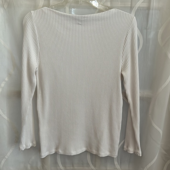 J. Crew White Sweater, Size Medium - Picture 3 of 3